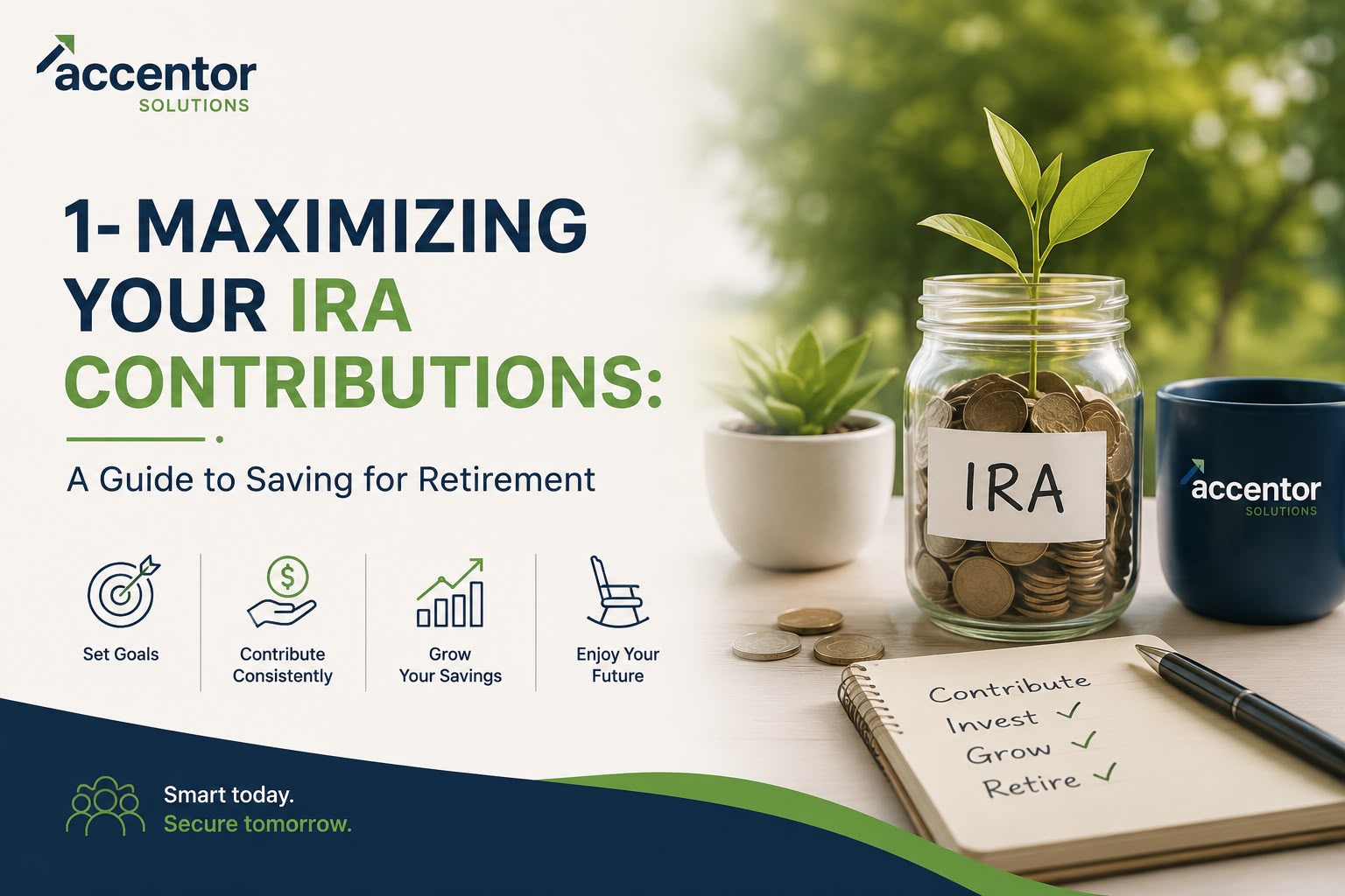 Professional financial advisor explaining IRA retirement savings strategies and investment planning to a client.